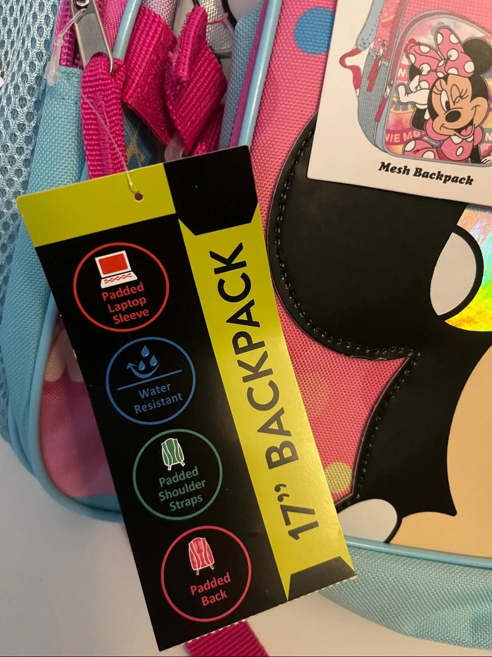 Pink Kids Backpack Set
